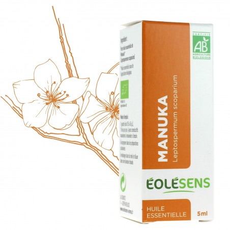 Huile essentielle de Manuka Bio 5ml - Eolesens