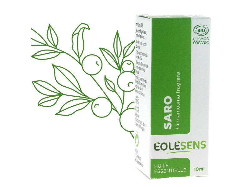 Huile essentielle de SARO BIO 10ml - Cinnamosma fragrans - EOLESENS